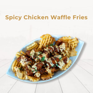Spicy Chicken Waffle Fries