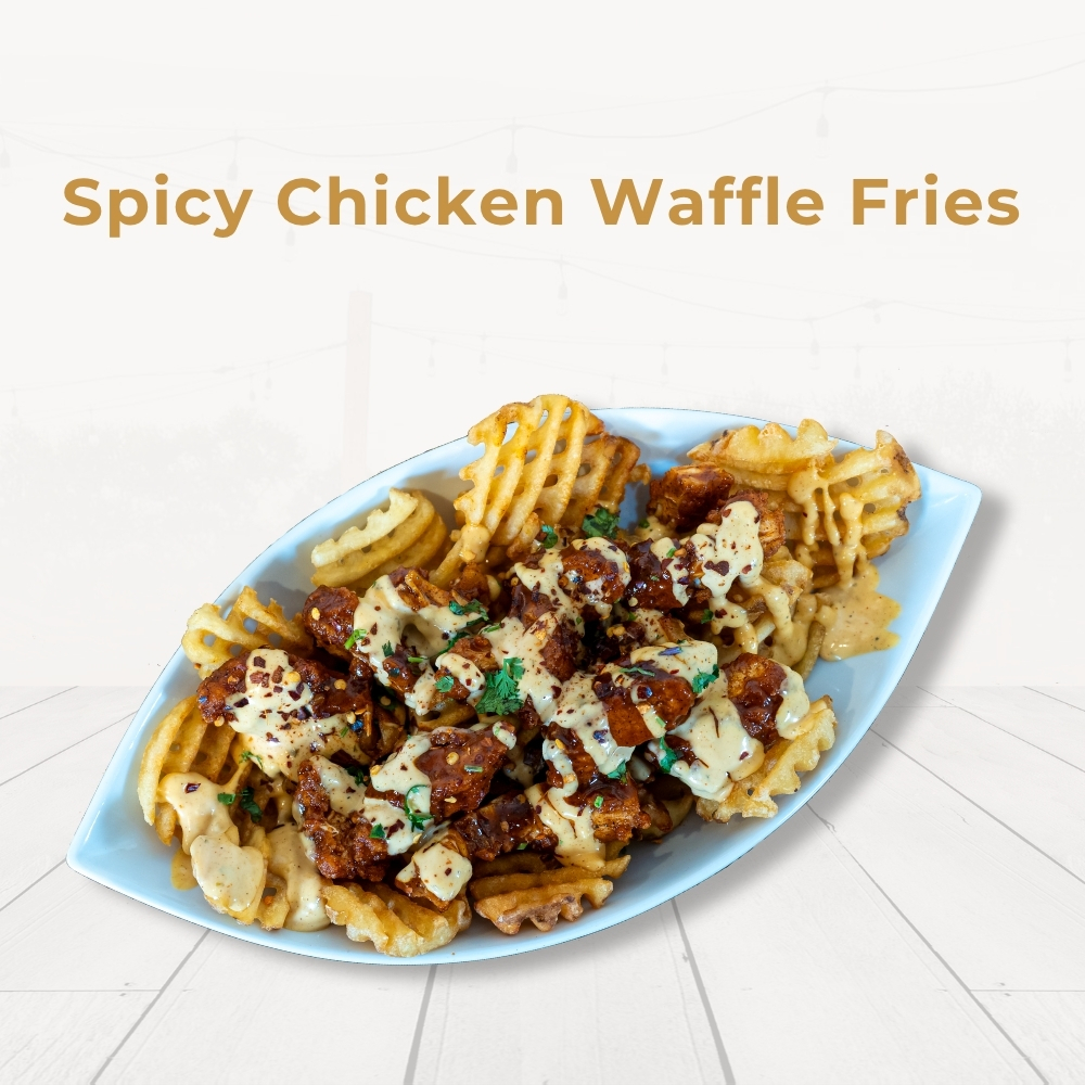 Spicy Chicken Waffle Fries