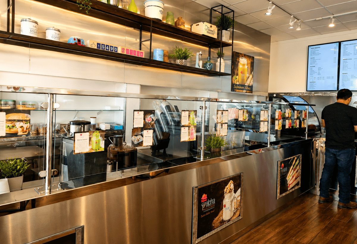 Cafe interior