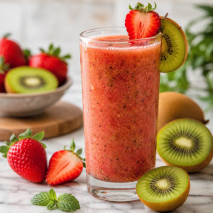 Strawberry Kiwi Fresh Juice