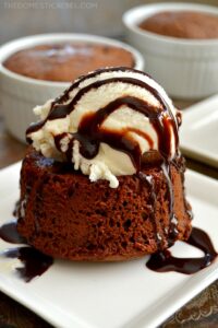 Molten Lava Cake A La Mode