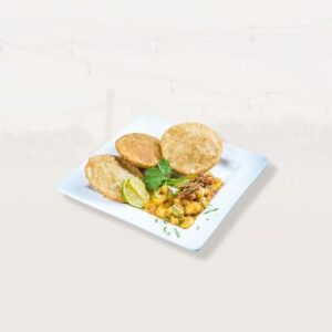 Daal Kachori With Potato Curry
