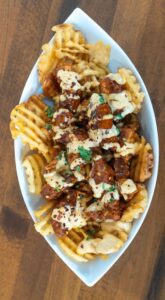 Spicy Chicken Waffle Fries