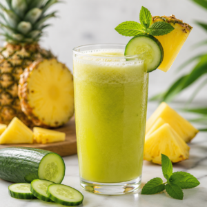 Pineapple Cucumber Fresh Juice